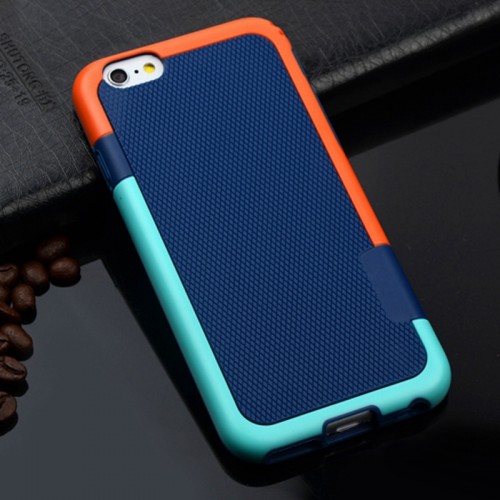 OEM - Candy Double Color Armor Soft For Iphone 6 Plus 6s Plus Shockproof Phone Protective Cover 2