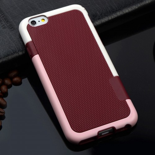 OEM - Candy Double Color Armor Soft For Iphone 6 Plus 6s Plus Shockproof Phone Protective Cover 3