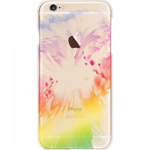 OEM - Thin Rainbow Flower Case For Apple Iphone 6 03