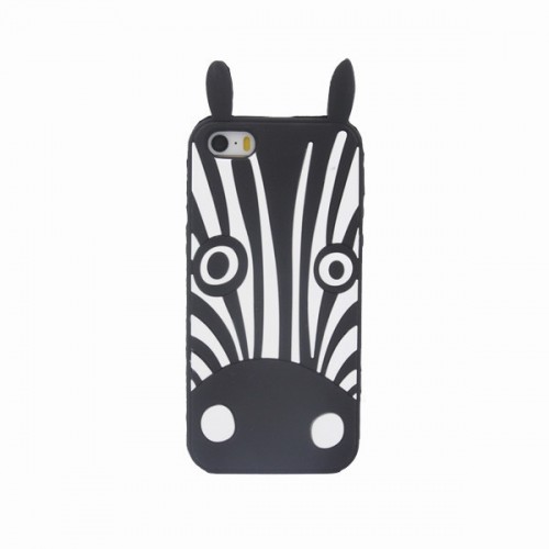 OEM - 3d Cartoon Animal Soft Silicone For Iphone5 5s 01