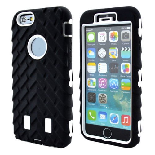 OEM - Iphone6 6s 4.7 Inch Tire Dual Layer Defender Case For White