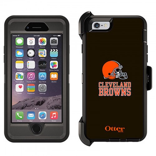 OEM - Otterbox Defender NFL Series Cleveland Browns Case for Apple iPhone 6 6S