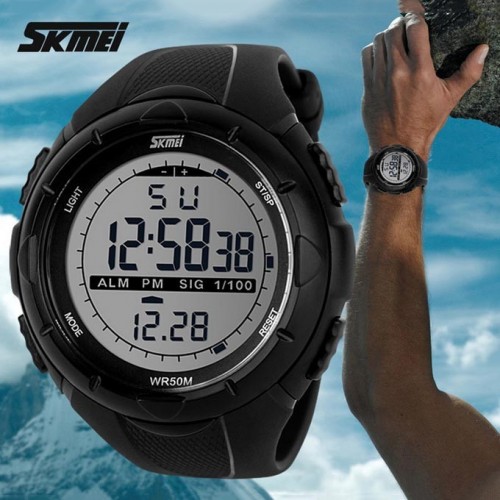 SKMEI - Brand Men Led Digital Watch 50m Dive Swim Dress Sports Watches Fashion Outdoor Wristwatches