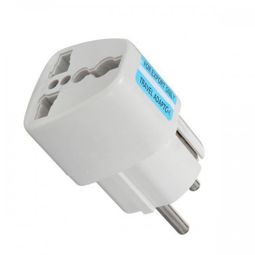 Universal Travel Adapte Plug Travel Wall Ac Power Adapter 250v 10a Socket Converter White