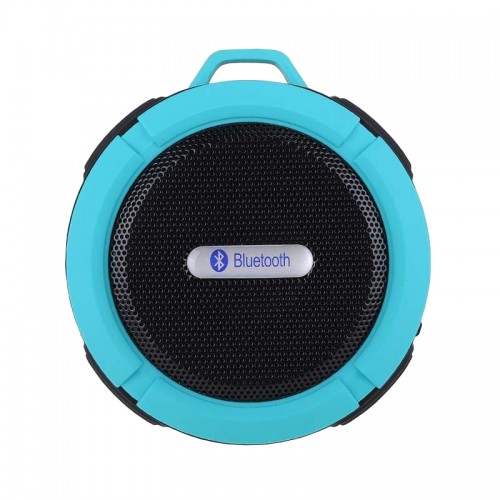 Wireless Portable Waterproof Bluetooth Speaker V3.0+A2dp Issc Shower Outdoor Car Speaker Blue