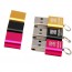 OEM - High Speed Mini Usb 2.0 Micro Sd Tf T-Flash Memory Card Reader Adapter R3 Gold