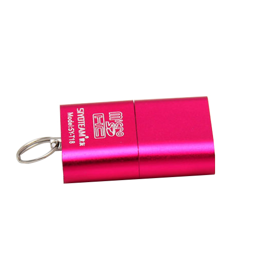 OEM - High Speed Mini Usb 2.0 Micro Sd Tf T-Flash Memory Card Reader Adapter R3 Pink