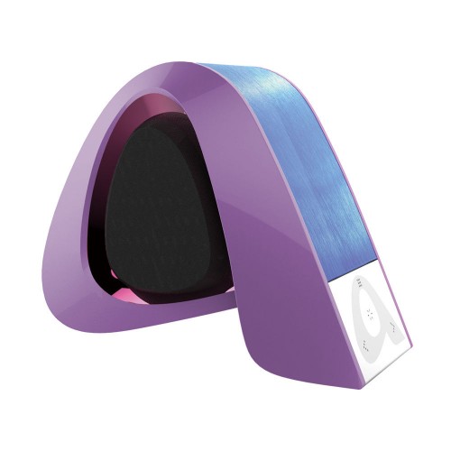 POINT - Alpha Portable Wireless Bluetooth Stereo Speaker Support Tf Card Purple