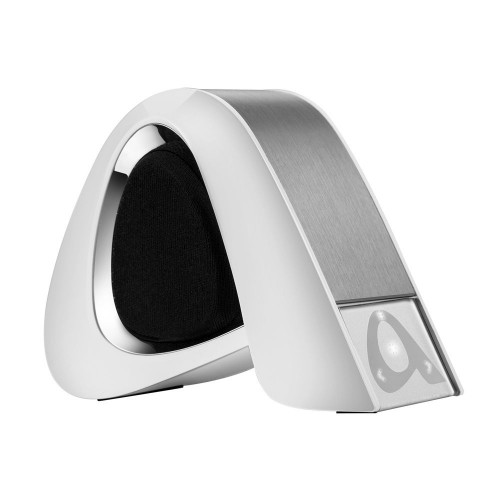 POINT - Alpha Portable Wireless Bluetooth Stereo Speaker Support Tf Card White