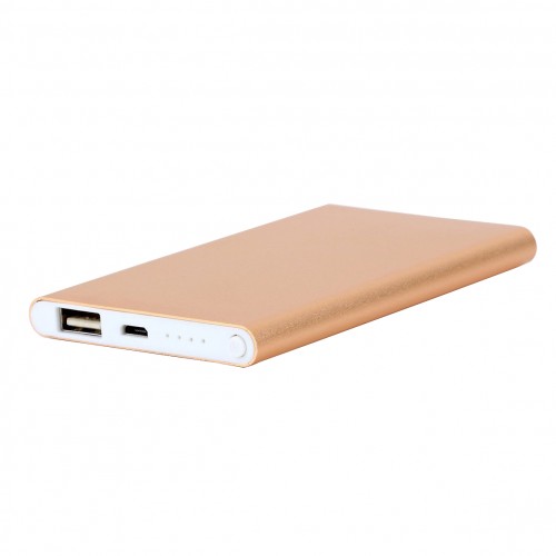 OEM - Ultra-Thin Portable12000mah External Battery Charger Power Bank For Smart Phones Gold