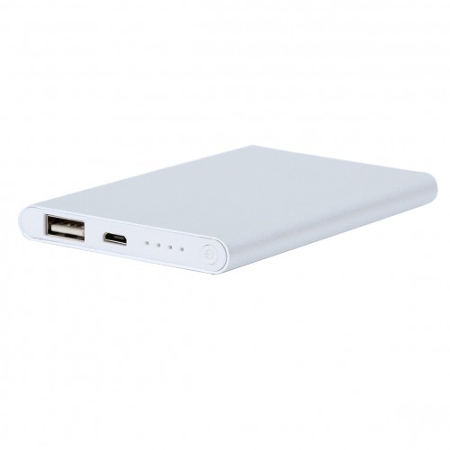 OEM - Ultra-Thin Portable12000mah External Battery Charger Power Bank For Smart Phones Silver