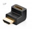 UGREEN - Hdmi Cable Adapter Converter Extender 90 Degrees 270 Degrees For 1080p Hdtv Adapter UP