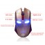 LRON MAN - Mouse Wireless Mouse Gaming Gamer Mute Button Click 800/1200/1600/2400dpi Adjustable Black