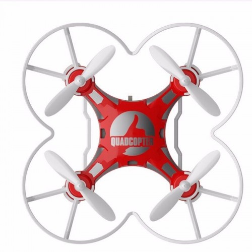 FQ777 - 124 Pocket Drone 4CH 6Axis Gyro Quadcopter With Switchable Controller RTF Red