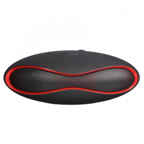 MULT - Function Mini Football Portable Wireless Stereo Bluetooth Speaker Mic Super Bass Black Red