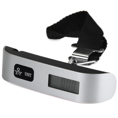 Pocket Digital Weighing Scale Electronic Portable Hanging Luggage Balance Weight Gram Thermometer