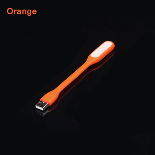 OEM - 5 Colors New Led Usb Light Camping Book Reading Lamp Bulb Orange