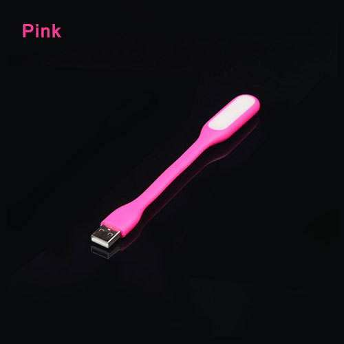 OEM - 5 Colors New Led Usb Light Camping Book Reading Lamp Bulb Pink