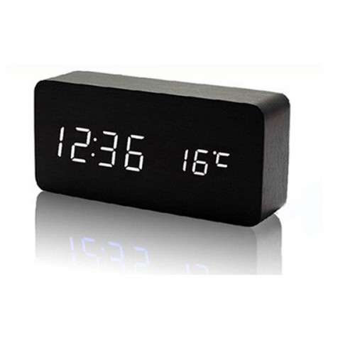 Led Alarm Clock Despertador Temperature Sounds Control Led Display Electronic Desktop Digital Table Clocks White