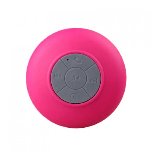 PORTABLE - Subwoofer Waterproof Wireless Bluetooth Speaker Car Handsfree Receive Phone Mic Pink