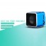 PORTABLE - Micro Usb Stereo Speaker Td-V26 Fm Radio Mini Parlantes Computer Speakers Loudspeakers Audio Receiver blue