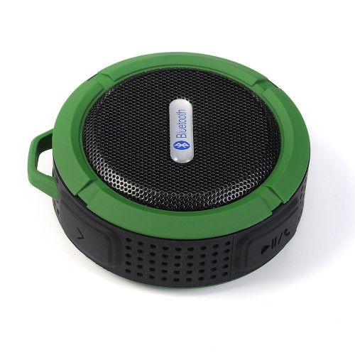 Wireless Portable Waterproof Bluetooth Speaker V3.0+A2dp Issc Shower Outdoor Car Speaker Green