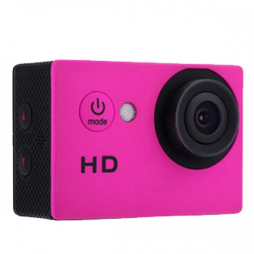 Camera Hd 720p Sport Dv Action 2.0 Lcd 90 Degree Wide Angle Lens 30m Waterproof Mini Digital Camcorder Red