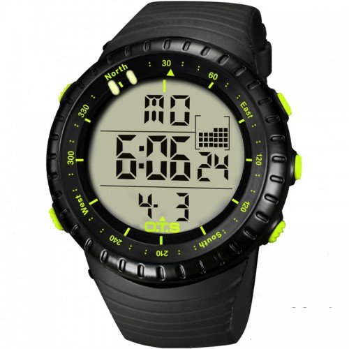 OTS - Men's Watch LED Sports Digital Watch Clock 50M Waterproof Men Military Wristwatches