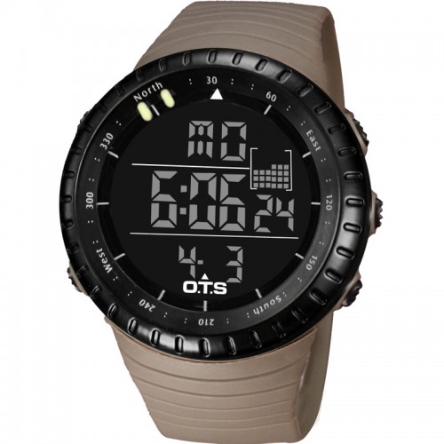 OTS - Men's Watch LED Sports Digital Watch Clock 50M Waterproof Men Military Wristwatches