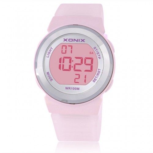 XONIX - Fashion Women Sports Watches Waterproof 100m Ladies Jelly LED Digital Watch Swimming Diving Hand Clock