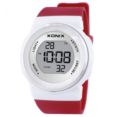 XONIX - Fashion Women Sports Watches Waterproof 100m Ladies Jelly LED Digital Watch Swimming Diving Hand Clock