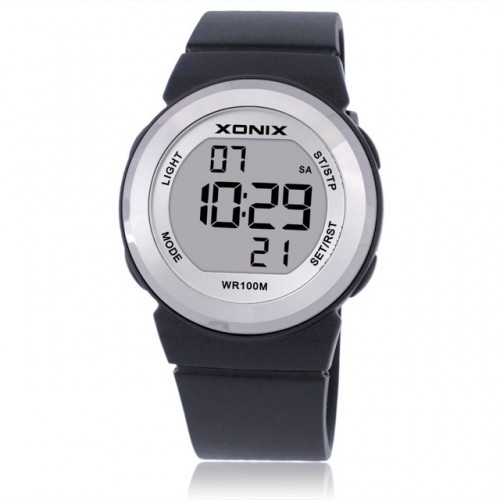 XONIX - Fashion Women Sports Watches Waterproof 100m Ladies Jelly LED Digital Watch Swimming Diving Hand Clock