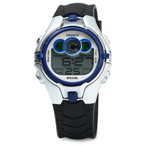 OEM - Digital Sport Watches Fashion Alarm Date Chronograph Blue