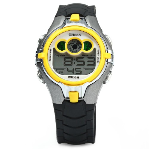 OEM - Digital Sport Watches Fashion Alarm Date Chronograph Yellow