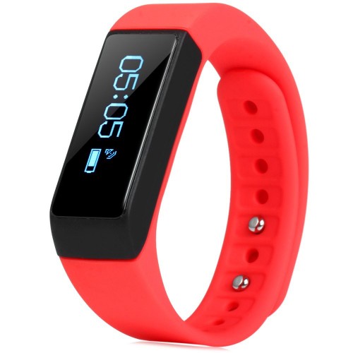 OEM - Waterproof Touch Screen I5 Plus Smart Bracelet Ip67 Bluetooth 4.0 Watch Wristband Red