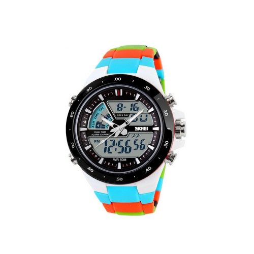 SKMEI - Waterproof Fashion Casual Quartz Watch Digital Analog Military Multifunctional 01