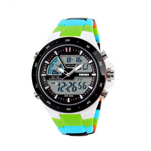 SKMEI - Waterproof Fashion Casual Quartz Watch Digital Analog Military Multifunctional 04