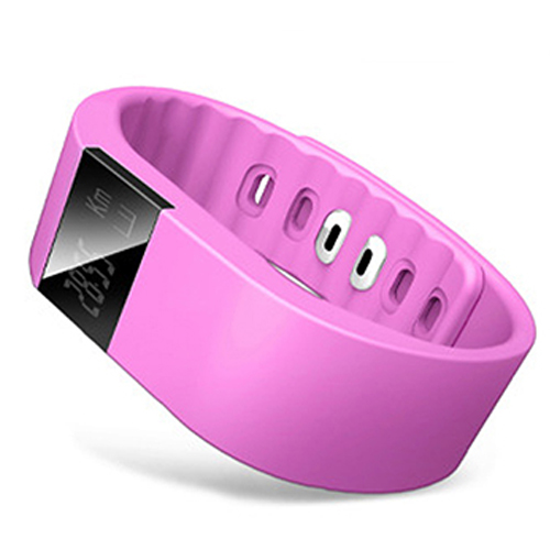 IWOWN - Smartband Waterproof Wristband Fitness Sleep Tracker Pedometer Bluetooth 4.0 For Samsung Iphone Ios Android Pink