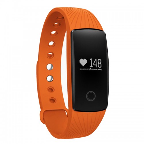 OEM - 4.0 Smartband Heart Rate Monitor Actively Fitness Tracker Sleep Monitor Orange