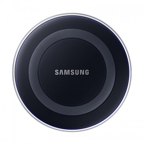 SAMSUNG - Wireless Charger Blue Light High Efficiency Wireless Charging Pad For Galaxy S6 Edge Black