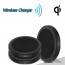 OEM - Black Round Qi Wireless Charger Charging Pad For Lumia Black