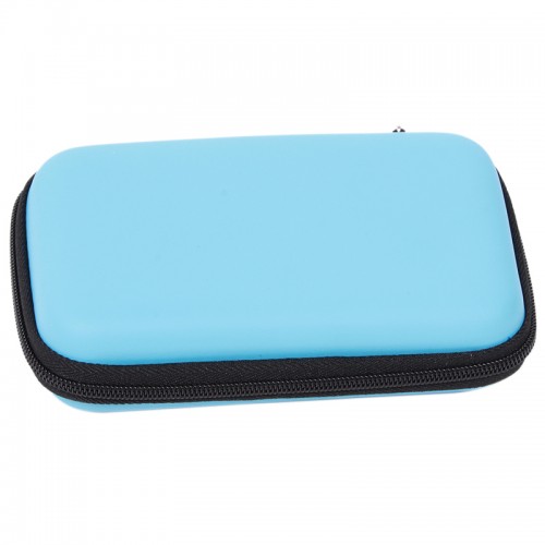 Mobile Hd Kit Case High Capacity Storage Bag Digital Gadget Devices Usb Cable Data Line Travel Insert Portable Blue