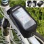 LALANG - 4.2 Inch Bike Frame Bag Bicycle Travel Accessories Front Tube Waterproof Cycling Mountain Road Mobile Phone Pouch Red