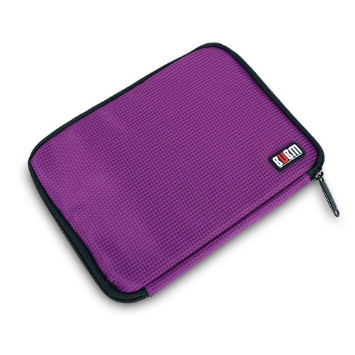 BUBM - Waterproof Travel Storage Bag Electronic Accessories Tool Pouch Organizer Hard Drive Pen Data Cable Bag Purple