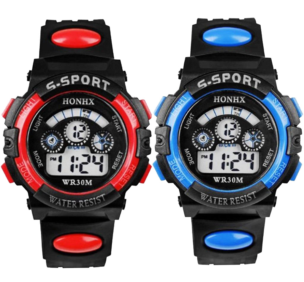 boys waterproof sports watch